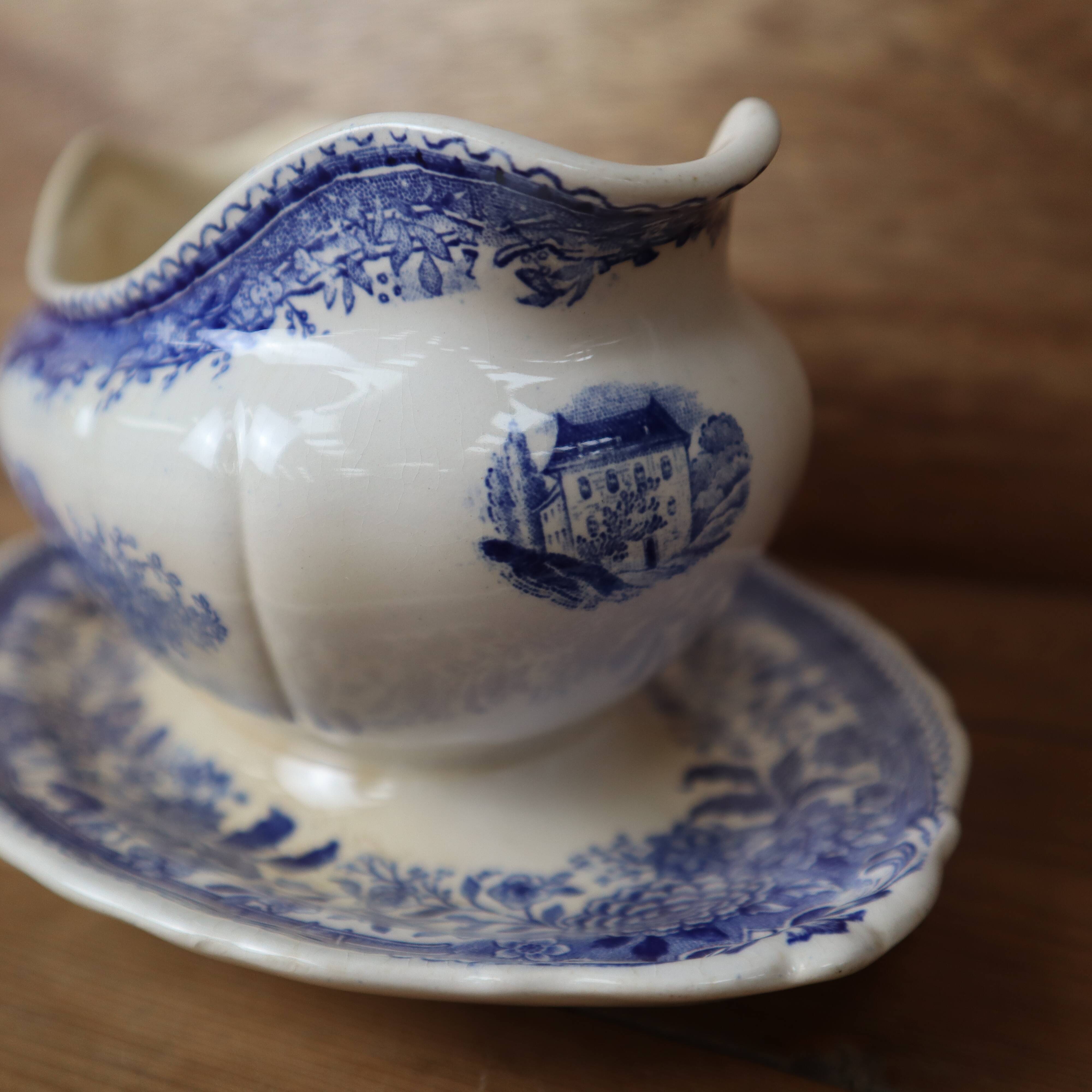 Old villeroy and boch ceramic sauce boat burgenland model