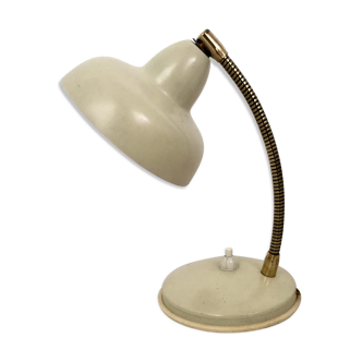 50s bedside lamp cream color