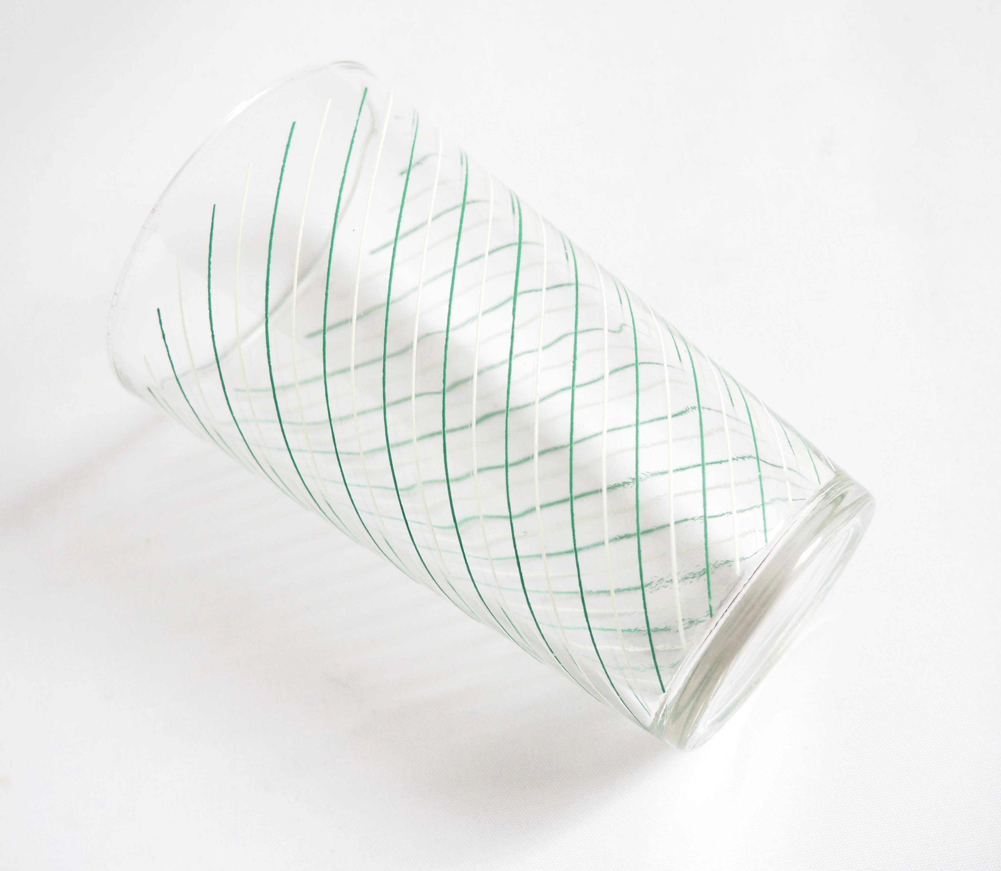 Lot de 6 verres vintage