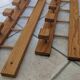 Pair of vintage coat hooks from the 70s and 80s