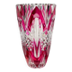 Val Saint Lambert vase in cut ruby double crystal – circa 1920-1950