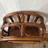 Bookcase, rattan, vintage