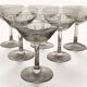 6 coupes à champagne Art déco