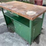Established iron wooden top