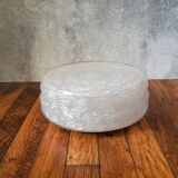 Large 2-light ceiling light with cut glass