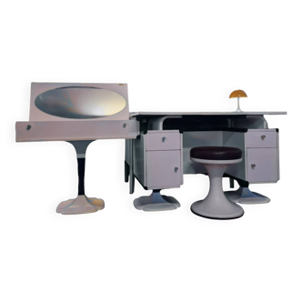 Meubles Gautier circa 1970, Set Bureau et coiffeuse