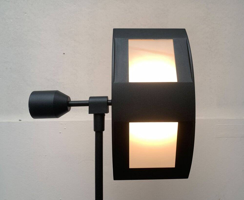 Italian postmodern tripod floor lamp by Lucitalia, 1980s.