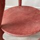 Vintage 80s velvet side table