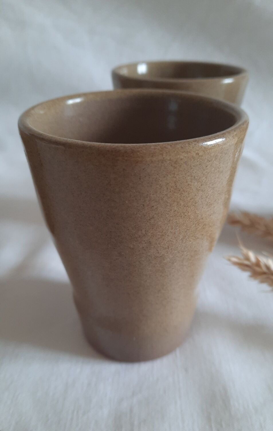 Stoneware cup glasses
