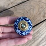 Genuine stoneware door knobs