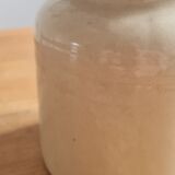 Stoneware mustard pot