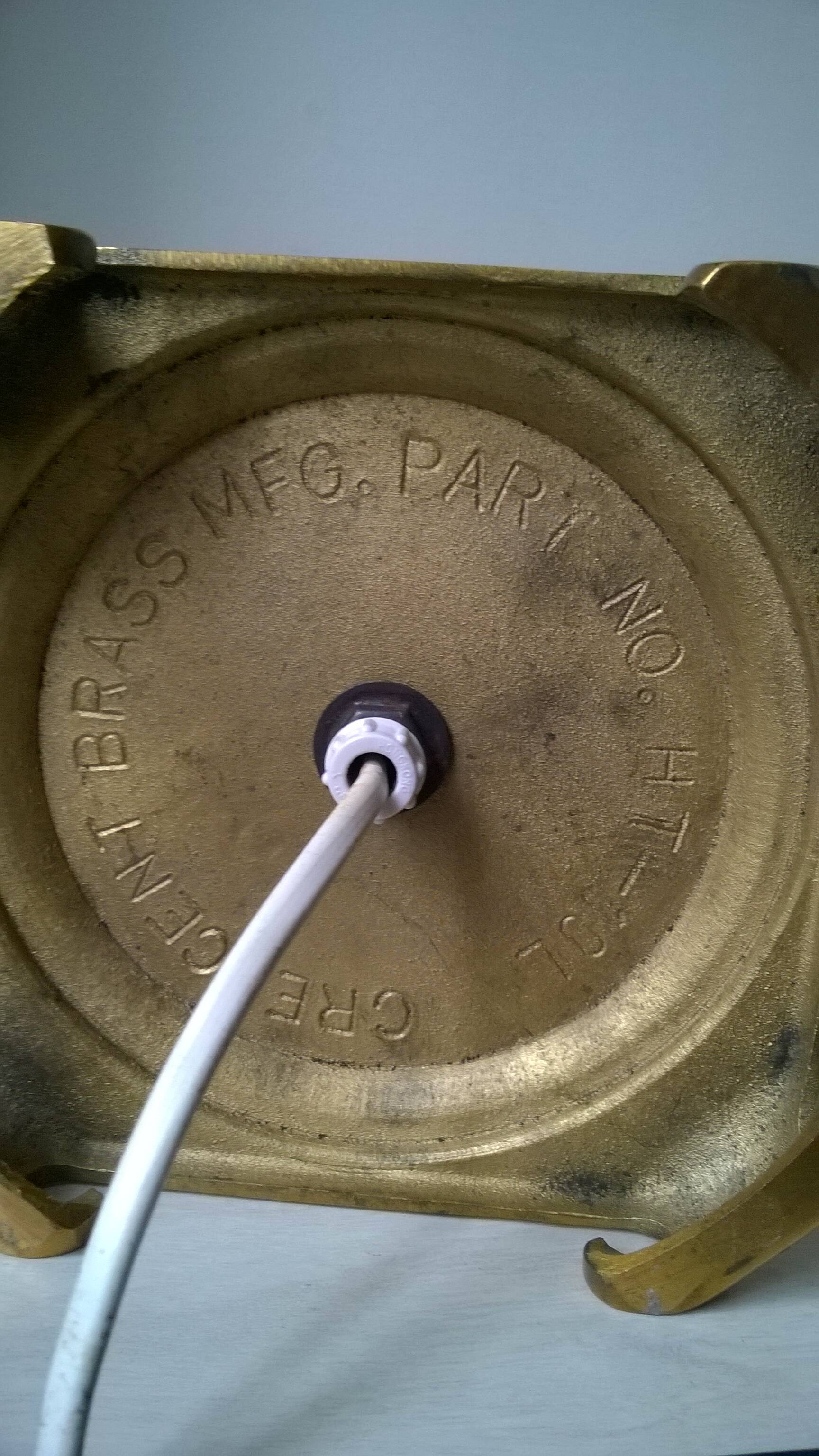 Calla Lily Franklin Mint Biscuit Lamp by Nicholas Berenczy