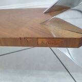 Coffee table with compass legs from the 60s