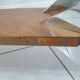 Coffee table with compass legs from the 60s