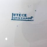 3 Longchamp ironstone flat plates, Lutèce model