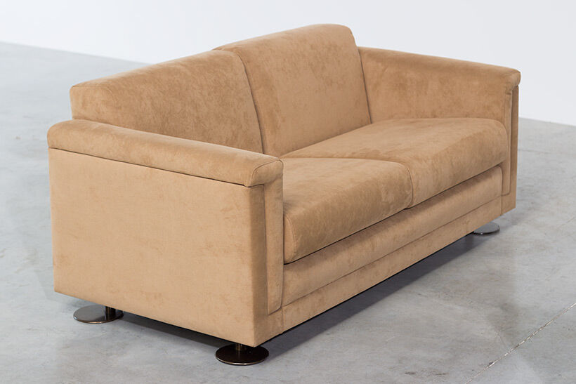 Pair of glass Valeria and Alfredo Bonetti d120 for Tecno chairs