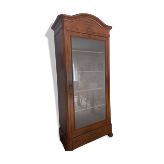 Louis Philippe display cabinet in walnut