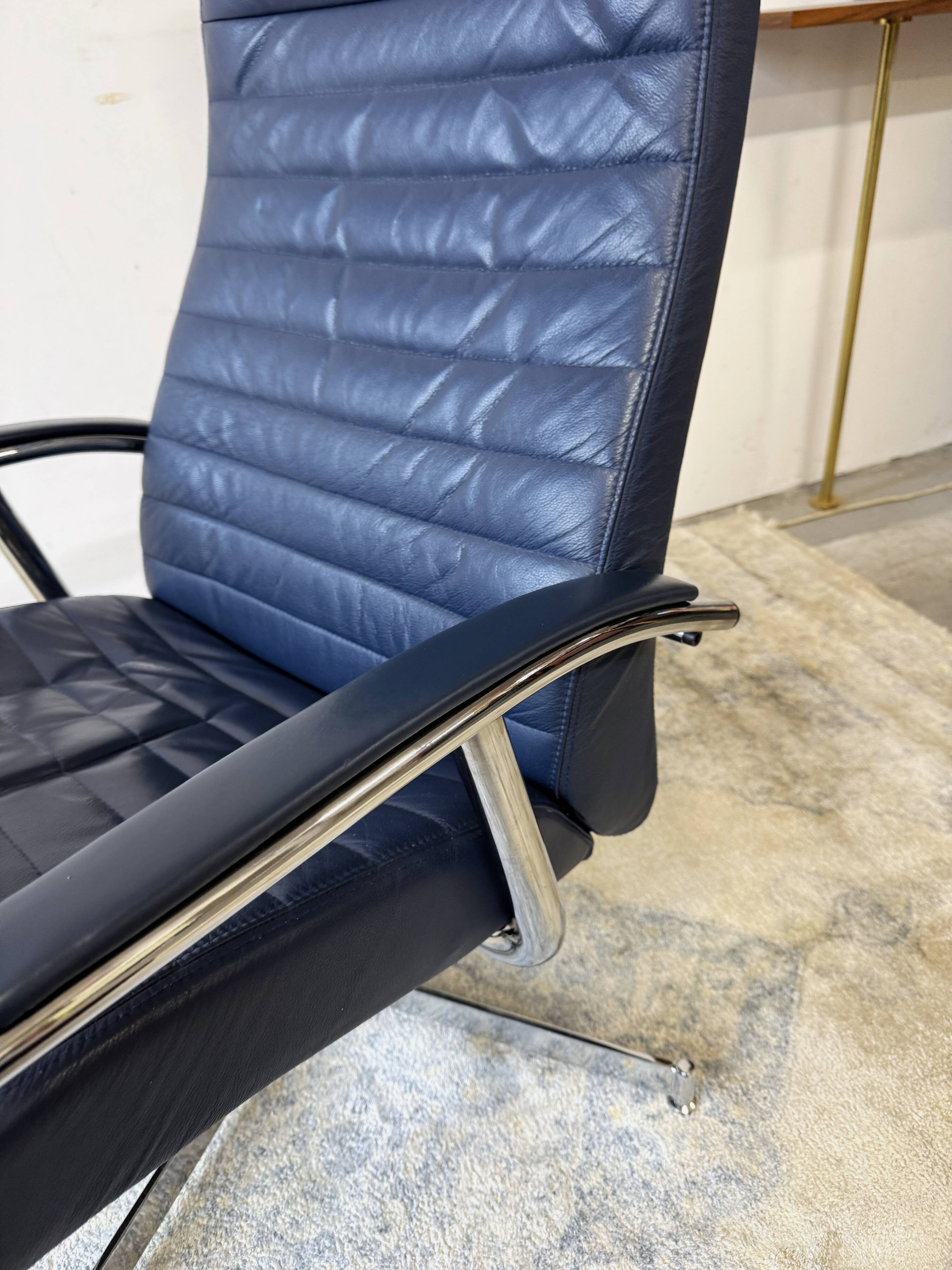 Swivel Lounge Chair, Bolia, Denmark, 1970s, mid-century, vintage