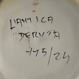 Assiette décorative vintage Deruta céramique - Italie