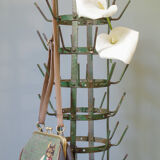 Vintage green bottle holder