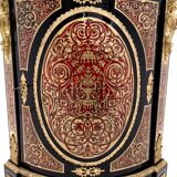 Antique corner chest of drawers in the Boulle style, France, mid-19th century. After renovation.