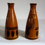 2 Longchamp glazed ceramic pitchers from the 70s