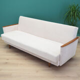 Ecru folding sofa, Danish design, 1960s, production: Denmark