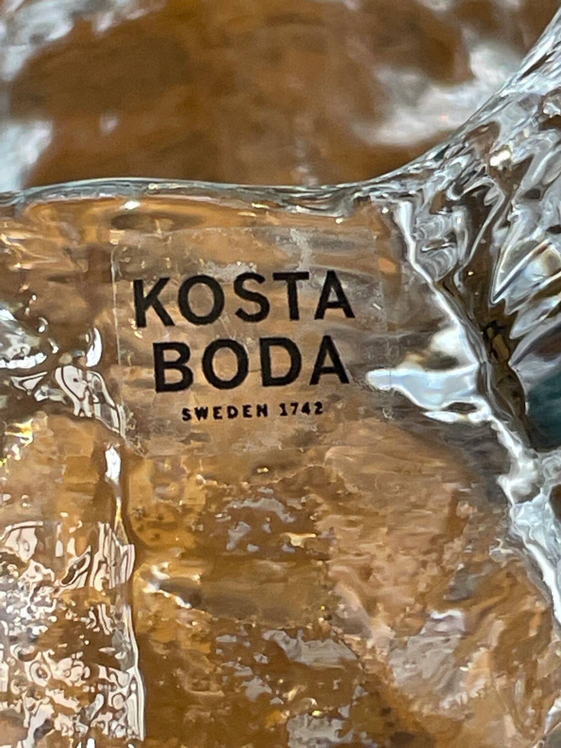 Kosta Boda Snowball Tealight Holder