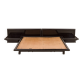 Lit Morna avec tables de chevet par Afra et Tobia Scarpa pour Molteni, années 1970.