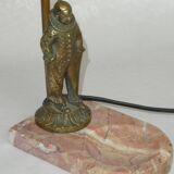 Art deco pierrot  desk lamp