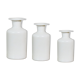 3 vases blanc