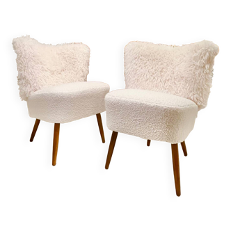 Paire de fauteuils années 50