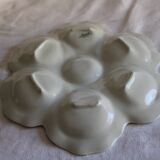 Limoges White Porcelain Oyster Plate