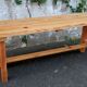 Natural pine bench 130 cm