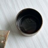 Handmade stoneware butter dish