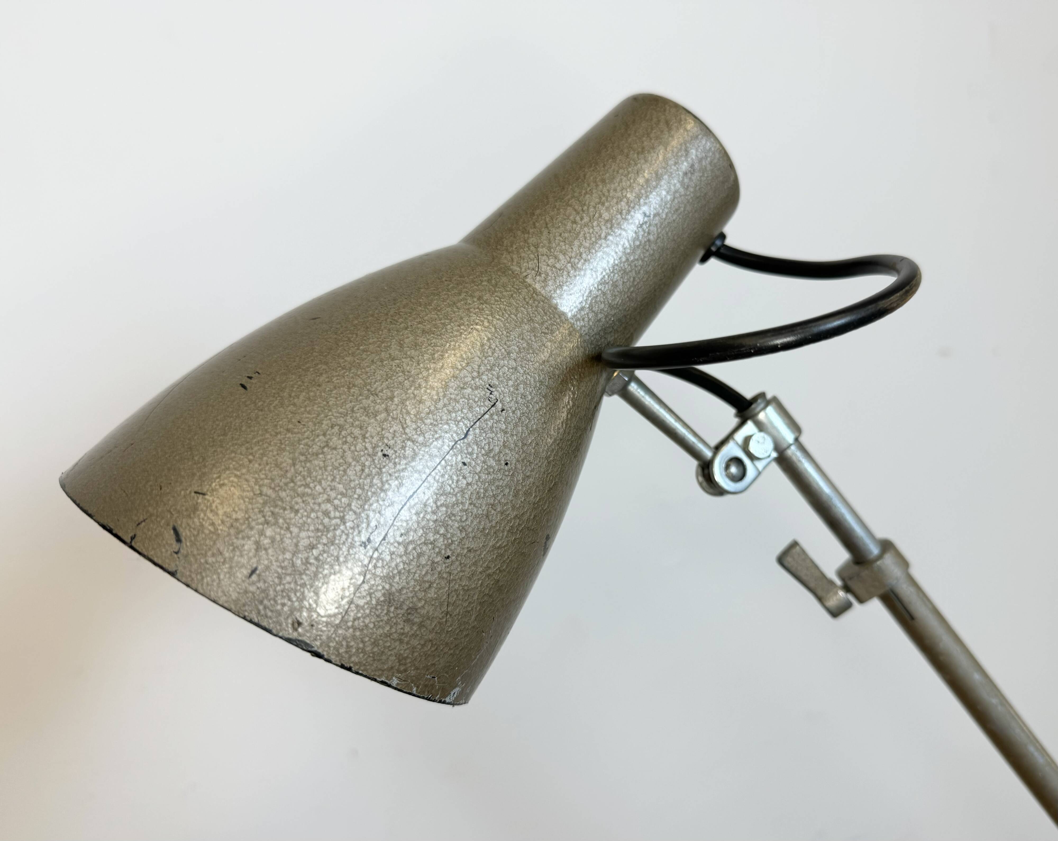 Vintage Grey French Adjustable Table Lamp, 1960s