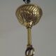 French Vintage 5 Light Quality Brass Chandelier with Scroll Acanthus Arms 5452