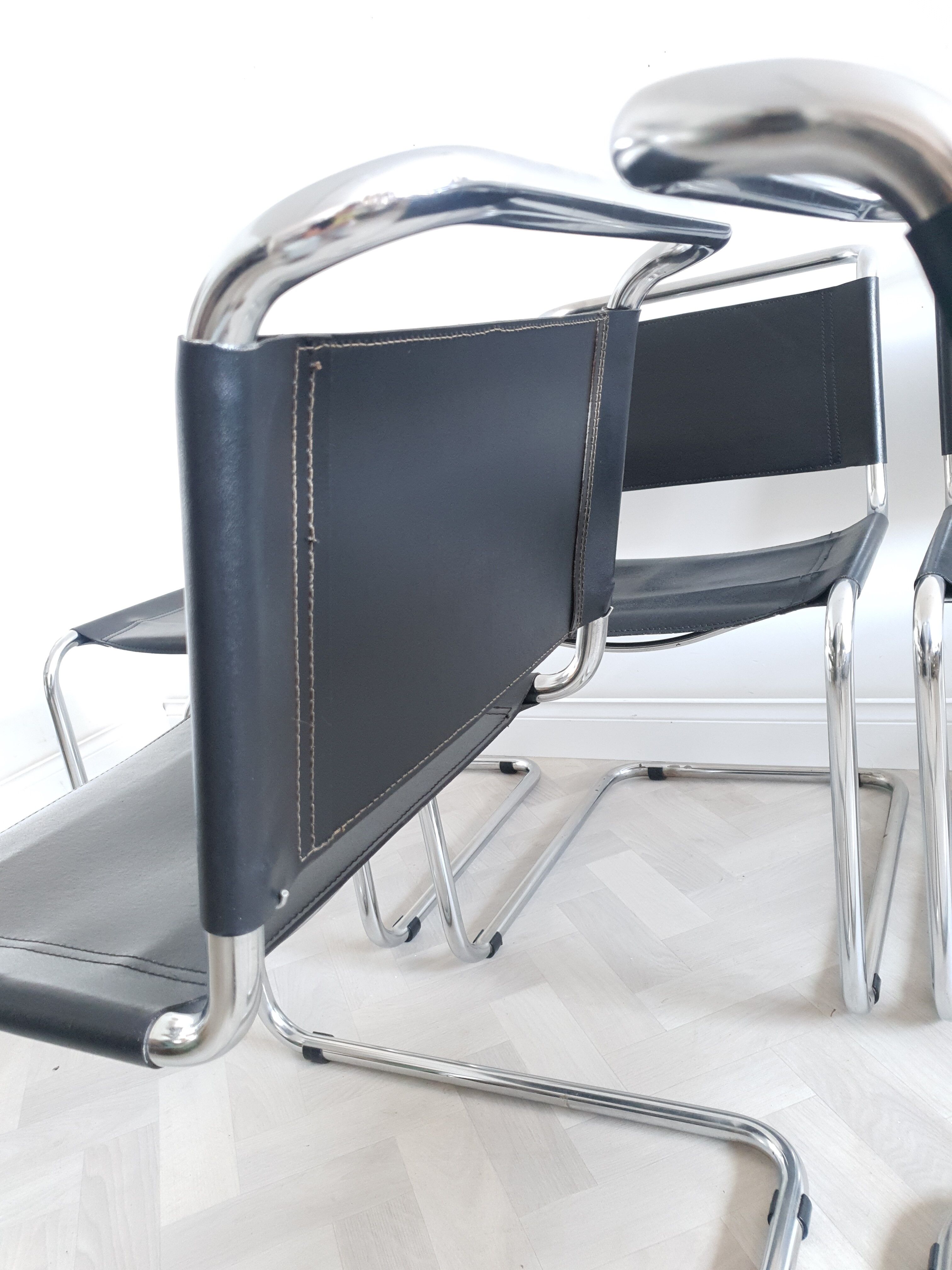 Set of 6 chairs B33 by Marcel Breuer