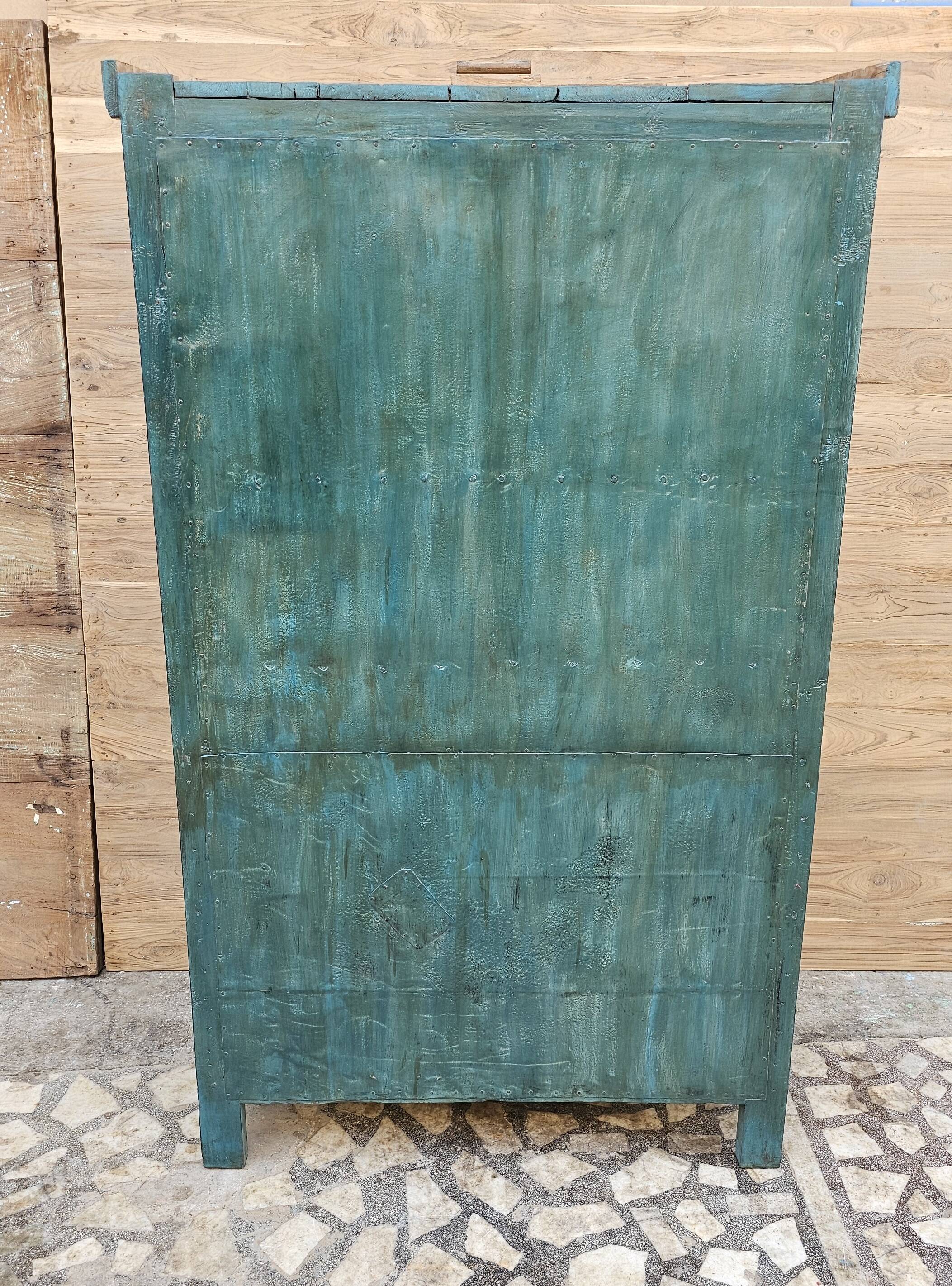 Antique Art Deco sideboard in Burmese teak