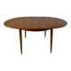 1960s Scandinavian extendable teak round table