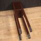 Lacquered wood side table