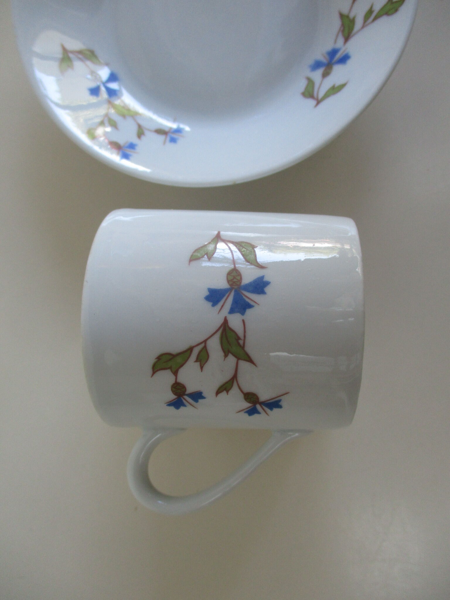 Cup and under cup limoges