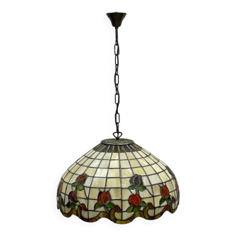 Stained glass style suspension
