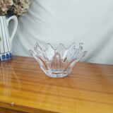 Daum France Crystal Starfish Fruit Bowl, Vintage 70s