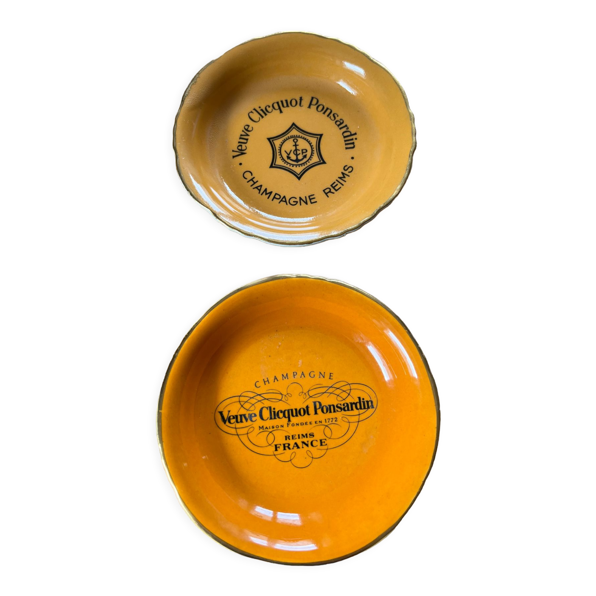 Veuve Clicquot ashtrays