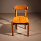 Six Dining Chairs in Pine Wood | Italy 1980s