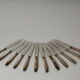 Menagere boulenger art deco metal argente with its 36-pieces screen