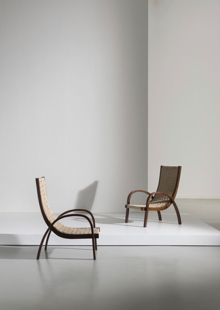 Paire de fauteuils, Italie, années 40