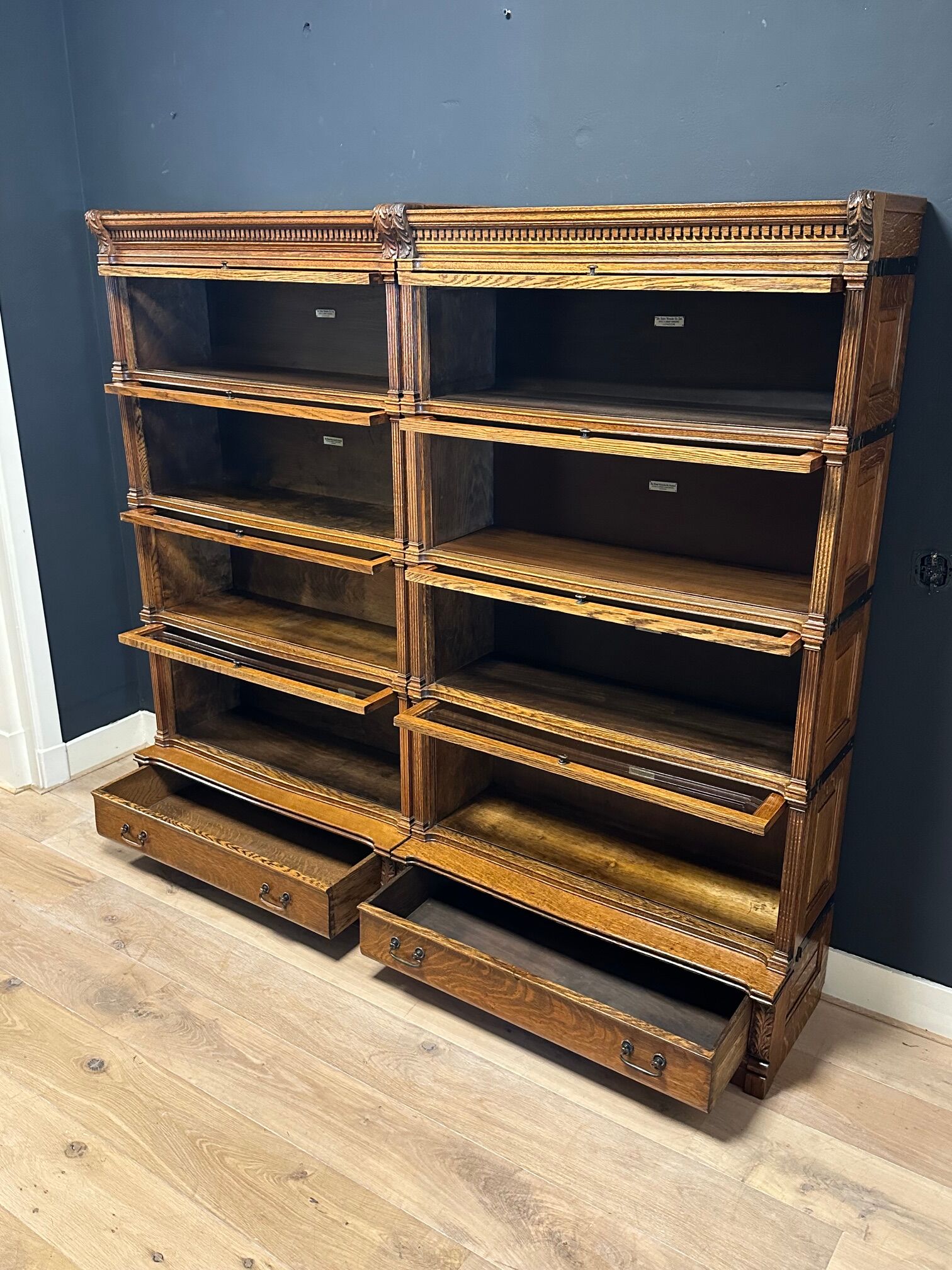 Original stackable Globe Wernicke Bookcase