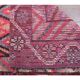 Vintage Turkish Oushak Handmade Wool Cotton Pink Runner Rug 80x317